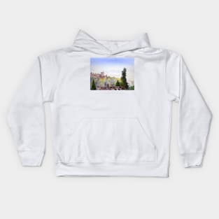 The Alhambra, Granada in November Kids Hoodie